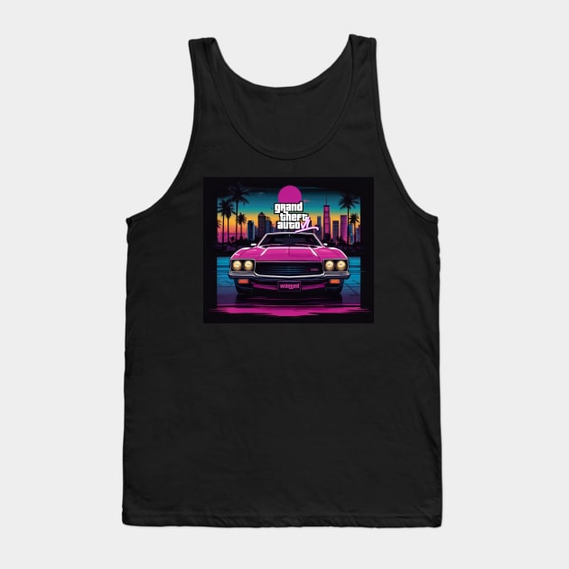 GTA 6 Tank Top by Buff Geeks Art